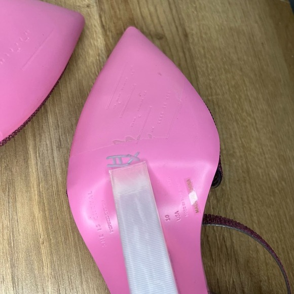 She Is Cheval “Did My Heart Love, ‘Til Now?” Limited Edition Sparkle Pink Wedge - Picture 13 of 13